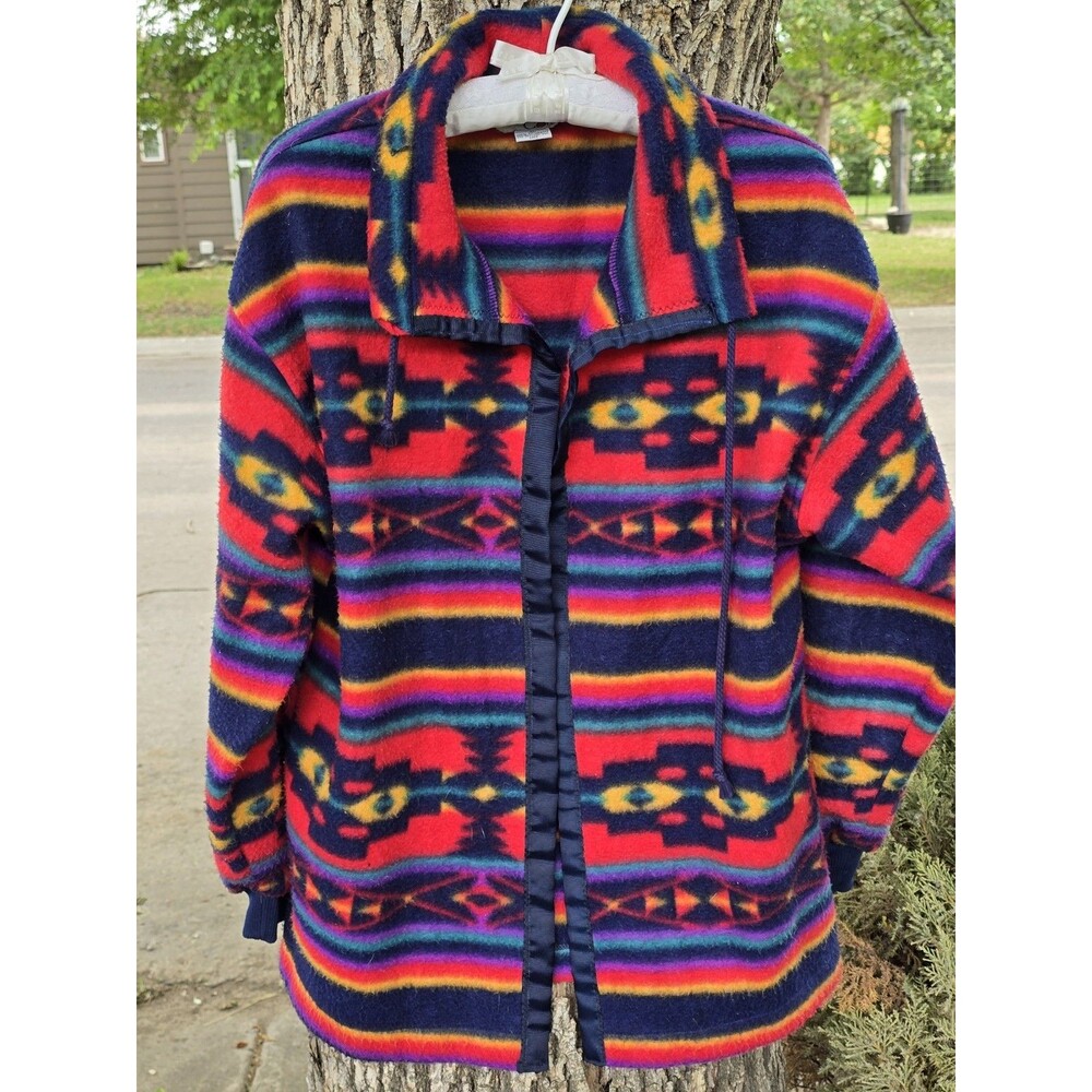 Pebble Court Vintage Aztec Sweatshirt Cardigan